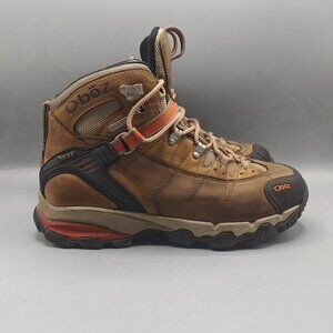 Oboz B-dry B-Fit Women's Waterproof Trail Hiking Boot Brown Orange